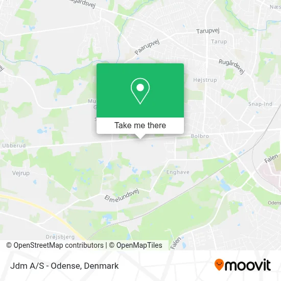 Jdm A/S - Odense map