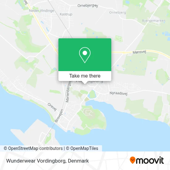 Wunderwear Vordingborg map