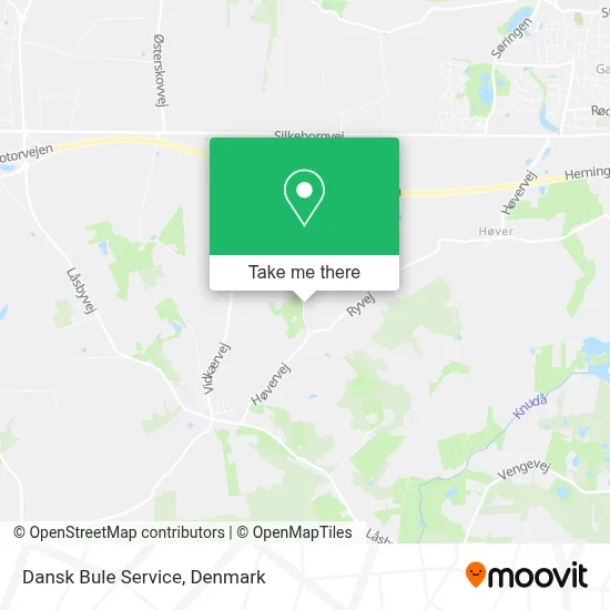 Dansk Bule Service map