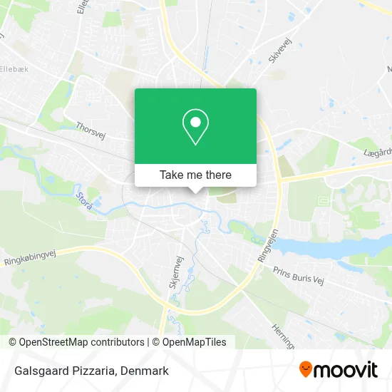 Galsgaard Pizzaria map