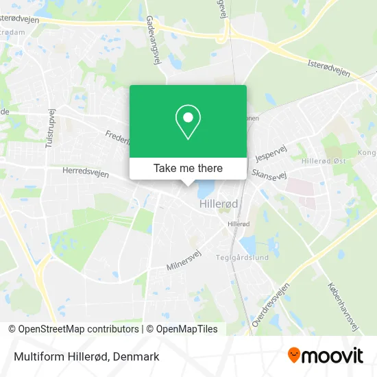 Multiform Hillerød map