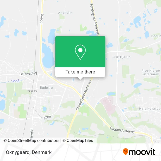 Oknygaard map