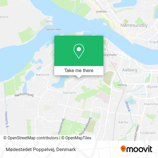 Mødestedet Poppelvej map