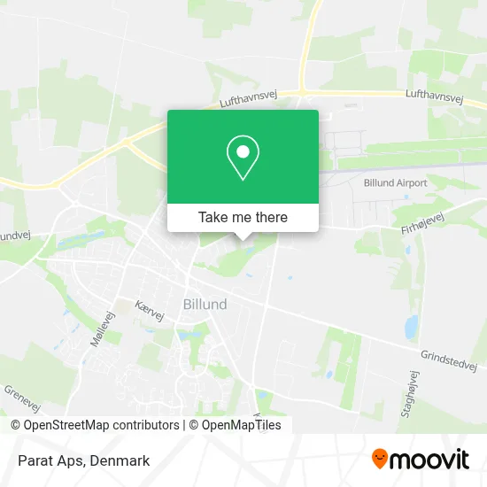 Parat Aps map