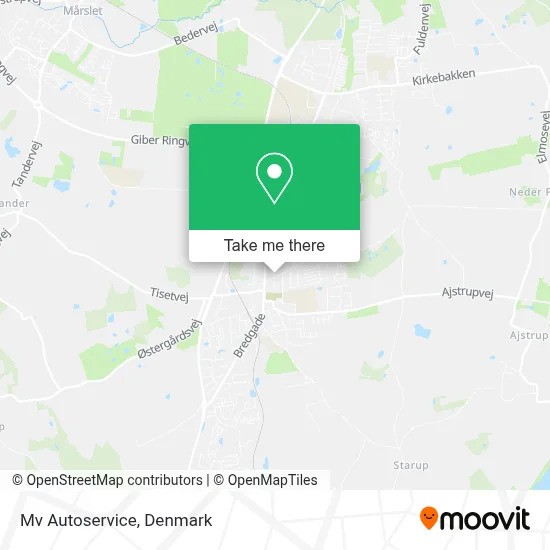 Mv Autoservice map