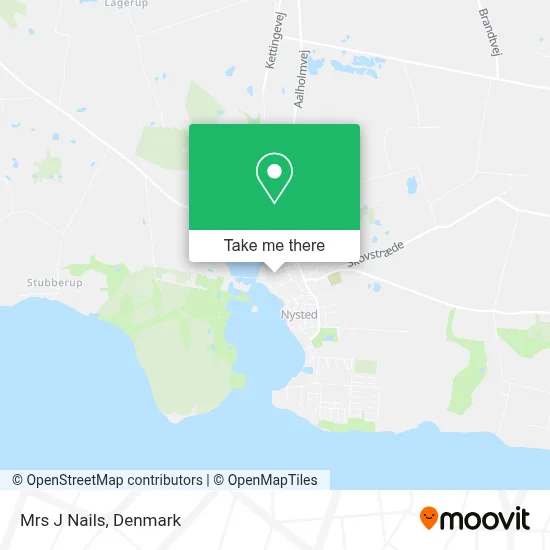 Mrs J Nails map