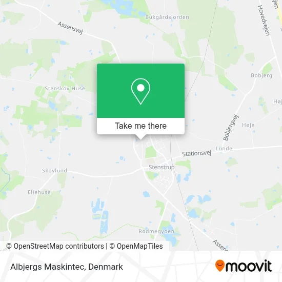 Albjergs Maskintec map