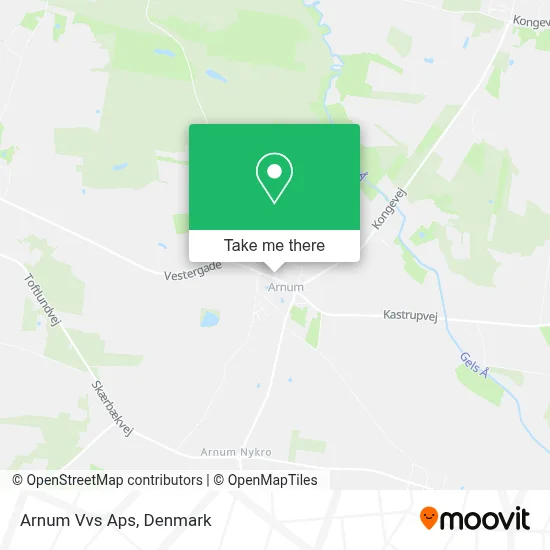 Arnum Vvs Aps map