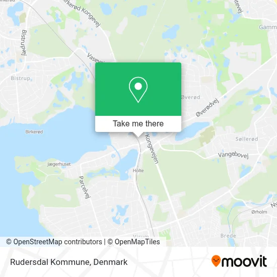 Rudersdal Kommune map