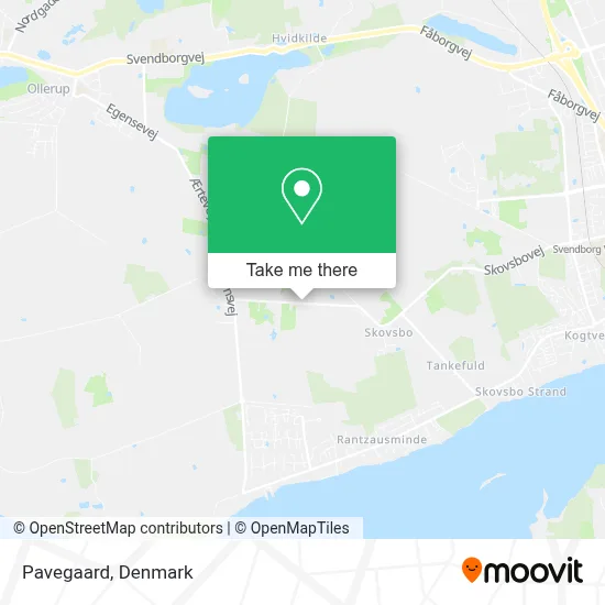 Pavegaard map