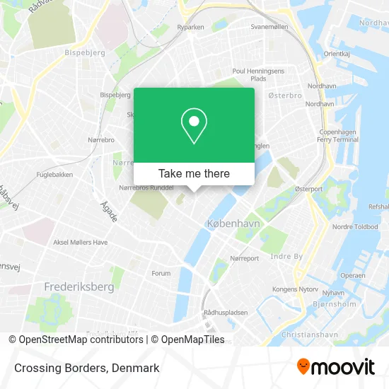 Crossing Borders map