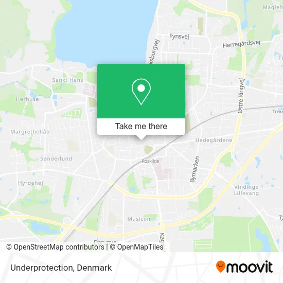 Underprotection map