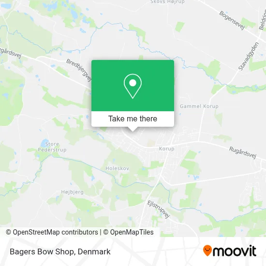 Bagers Bow Shop map