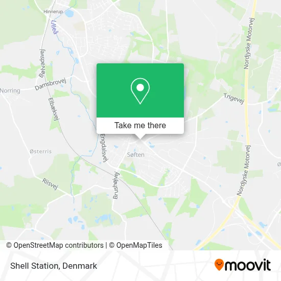 Shell Station map