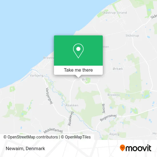 Newaim map
