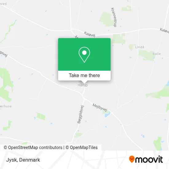 Jysk map