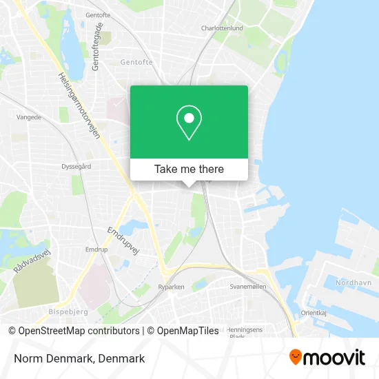 Norm Denmark map