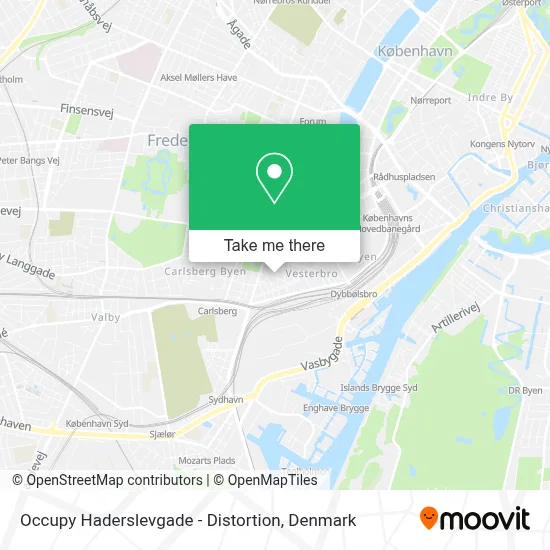 Occupy Haderslevgade - Distortion map