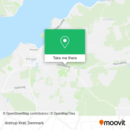 Alstrup Krat map