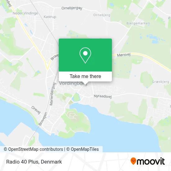 Radio 40 Plus map