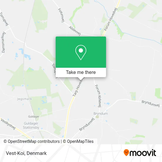 Vest-Koi map