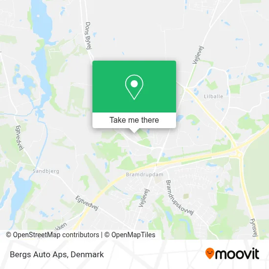 Bergs Auto Aps map