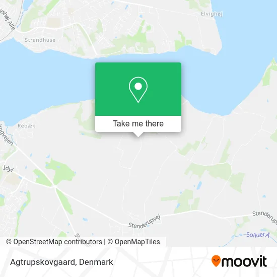 Agtrupskovgaard map