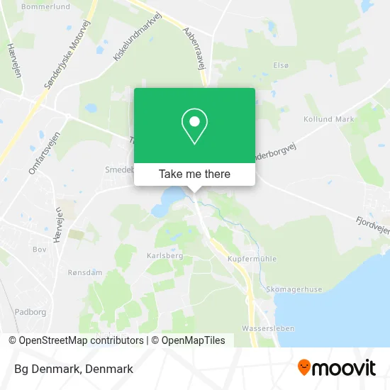 Bg Denmark map