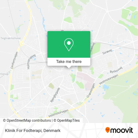 Klinik For Fodterapi map