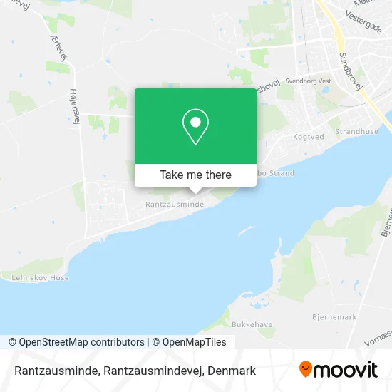 Rantzausminde, Rantzausmindevej map