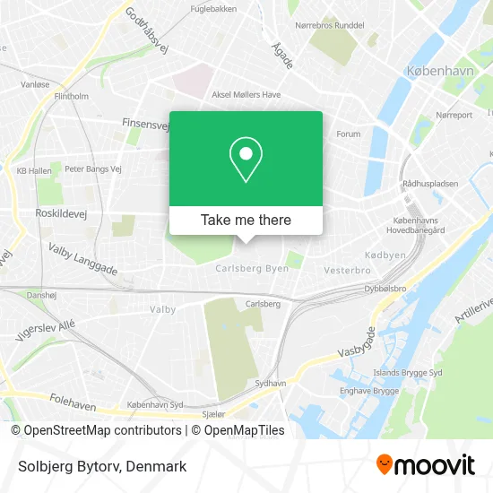 Solbjerg Bytorv map