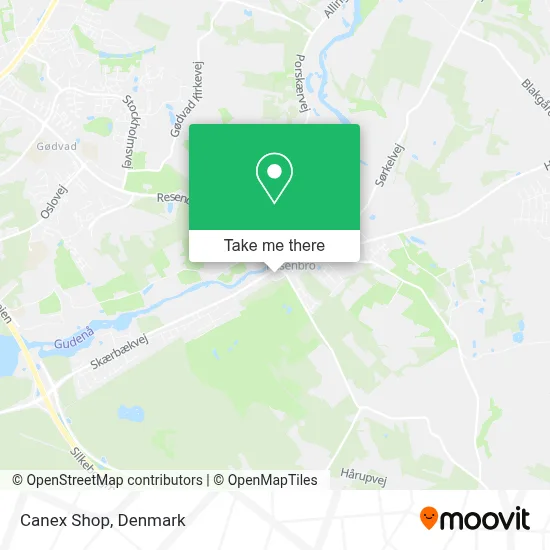 Canex Shop map