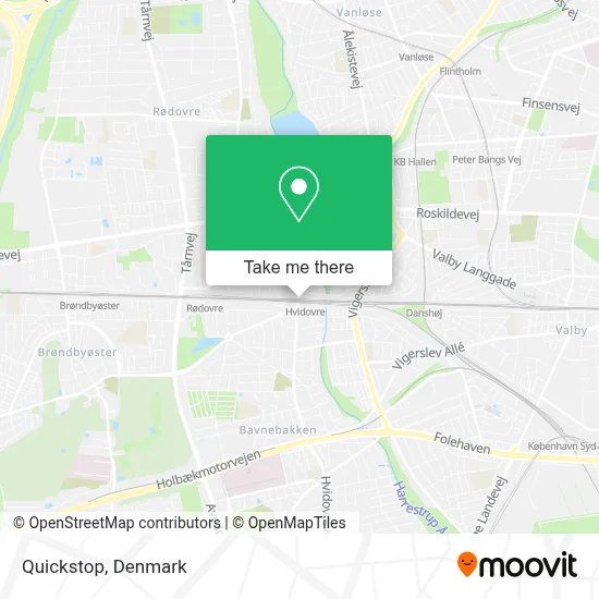 Quickstop map