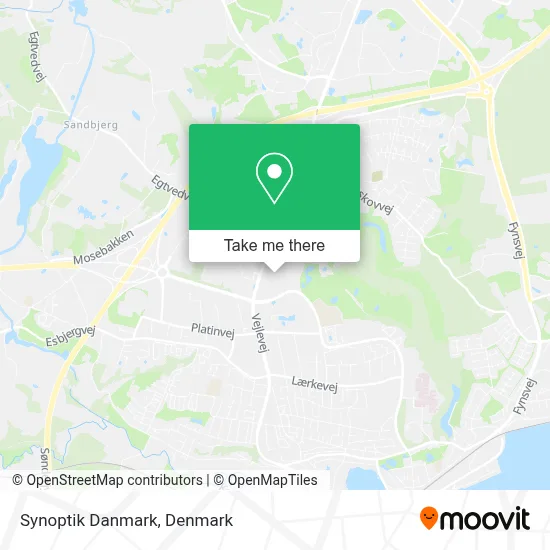 Synoptik Danmark map