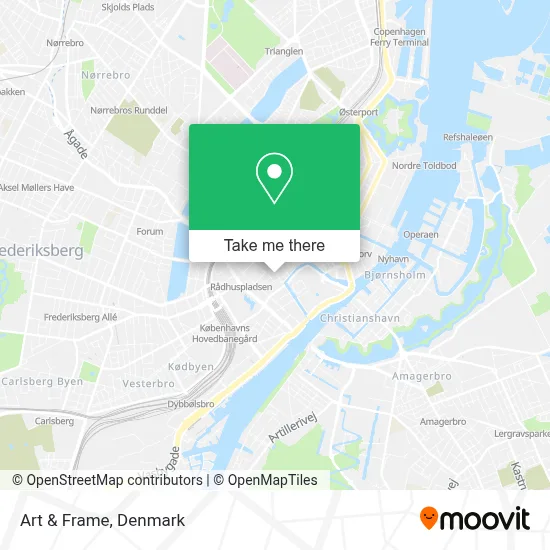 Art & Frame map