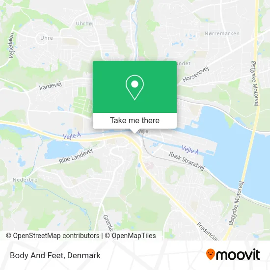 Body And Feet map