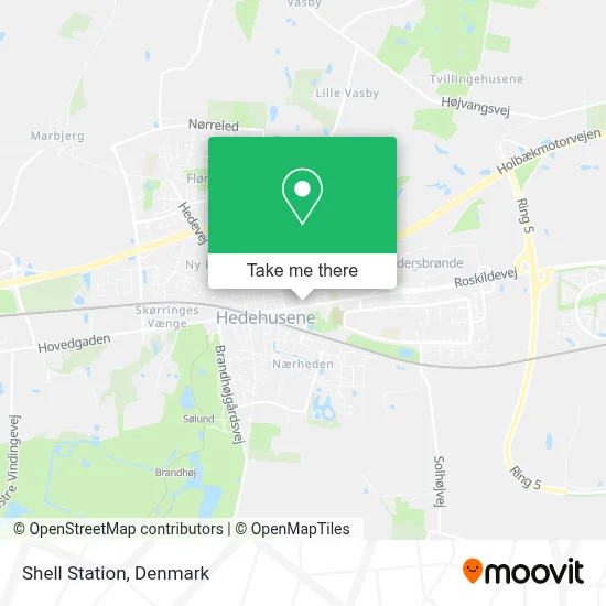 Shell Station map