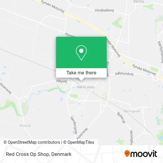 Red Cross Op Shop map