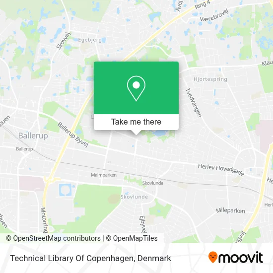 Technical Library Of Copenhagen map