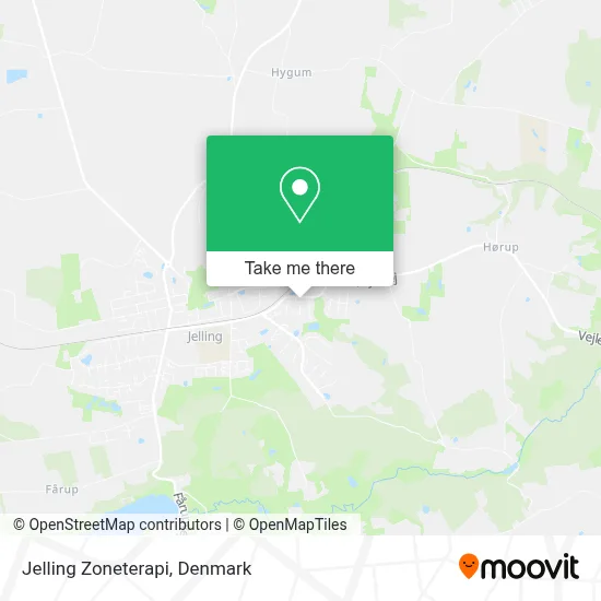 Jelling Zoneterapi map
