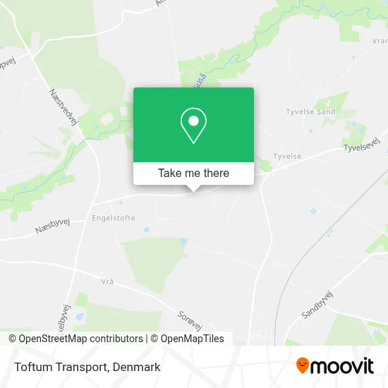 Toftum Transport map