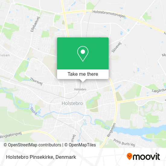 Holstebro Pinsekirke map