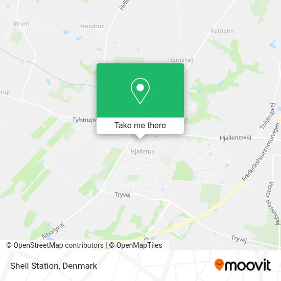 Shell Station map