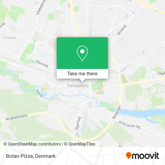 Botan Pizza map