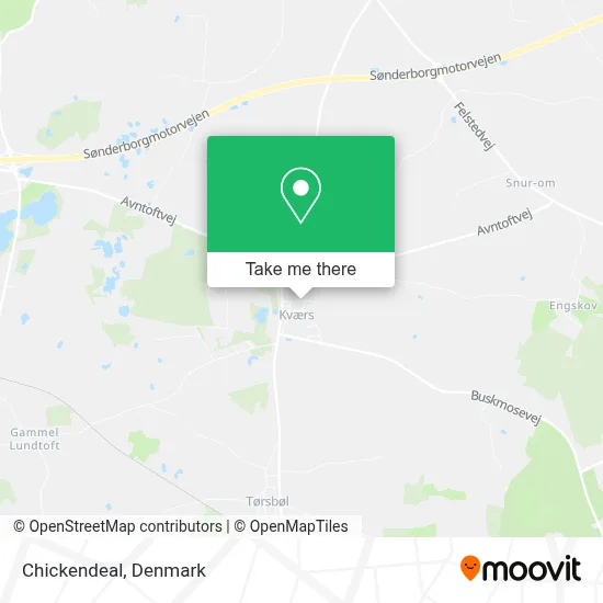 Chickendeal map