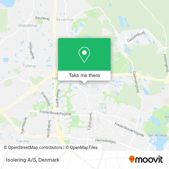 Isolering A/S map