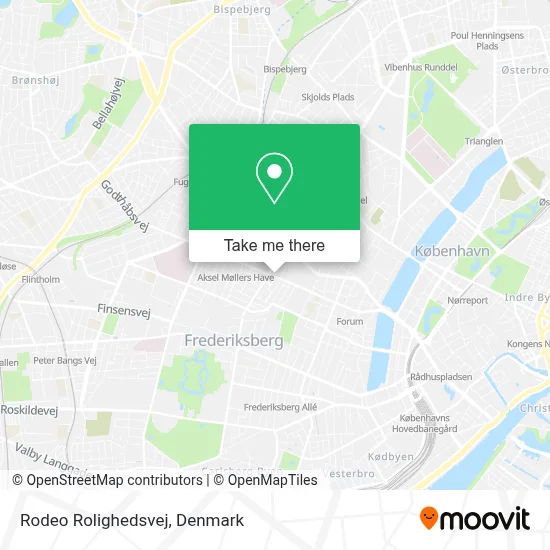 Rodeo Rolighedsvej map