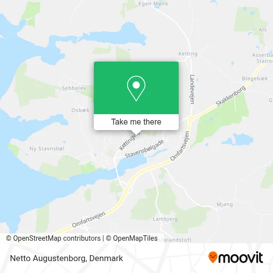 Netto Augustenborg map
