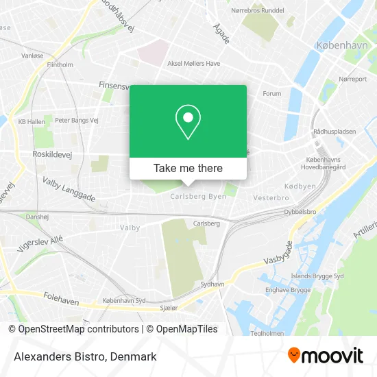 Alexanders Bistro map