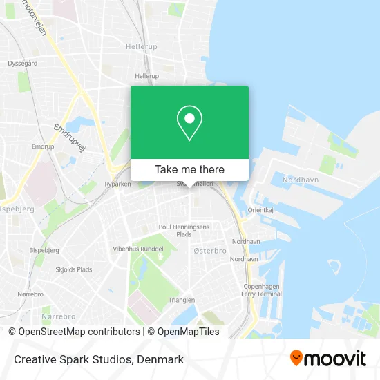 Creative Spark Studios map